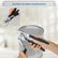 Manual Crank Can Opener - Heavy-Duty Sturdy Stainless Steel Kitchen Utensil with Rubber-Coated Long Handles, Built-In Cutting & Bottle Opener Functions
