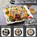 Large Chicken Breast Shredder, Transparent Lid, Non-BPA, Ergonomic Handle, Rotating Meat Slicer, Manual Meat Shredding Tool