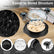 Large Chicken Breast Shredder, Transparent Lid, Non-BPA, Ergonomic Handle, Rotating Meat Slicer, Manual Meat Shredding Tool
