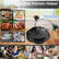 Large Chicken Breast Shredder, Transparent Lid, Non-BPA, Ergonomic Handle, Rotating Meat Slicer, Manual Meat Shredding Tool