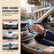 Magnetic Car Phone Holder 360 Degree Rotation, Alloy Material, Foldable Design, Adhesive Base, for Universal Cars & Phones