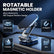 Magnetic Car Phone Holder 360 Degree Rotation, Alloy Material, Foldable Design, Adhesive Base, for Universal Cars & Phones