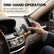 Magnetic Car Phone Holder 360 Degree Rotation, Alloy Material, Foldable Design, Adhesive Base, for Universal Cars & Phones
