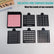 New Sticky Note Stencil, Sticky Note Holder with Five Templates, Suitable for 3x3 Inch Sticky Notes, Perfect for to-Do Lists, Home, Office, Reusable Sticky Notes Dispenser