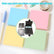 New Sticky Note Stencil, Sticky Note Holder with Five Templates, Suitable for 3x3 Inch Sticky Notes, Perfect for to-Do Lists, Home, Office, Reusable Sticky Notes Dispenser