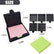 New Sticky Note Stencil, Sticky Note Holder with Five Templates, Suitable for 3x3 Inch Sticky Notes, Perfect for to-Do Lists, Home, Office, Reusable Sticky Notes Dispenser