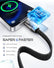 2PCS USB C to USB C Cable, 240W Fast Charging Cable with Built-in Phone Stand
