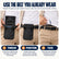 Anti-Theft Passport Pouch, Multifunctional Phone and ID Waist Pouch, Slim and Snug-Fitting Travel Document Pouch, Can Be Attached to a Belt