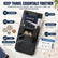 Anti-Theft Passport Pouch, Multifunctional Phone and ID Waist Pouch, Slim and Snug-Fitting Travel Document Pouch, Can Be Attached to a Belt