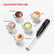 Fast Handheld Drink Mixer with Stainless Steel Whisk, Powerful Hand Frother, Creates Rich Foam