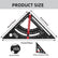 7inch Carpenter Square Tool Rafter Framing Square Construction Metal Woodworking Measuring Quick Angle Machinist Precise Adjustable Carpentry Square Layout Tool Triangle Ruler