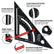 7inch Carpenter Square Tool Rafter Framing Square Construction Metal Woodworking Measuring Quick Angle Machinist Precise Adjustable Carpentry Square Layout Tool Triangle Ruler