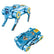 Transforming Robot Dog Fidget Spinner, No Battery Needed Windup Walking, Cool Gadget Gift for Teens, for Kids Party Favor, Christmas Stuffing