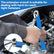 Offset Extension Wrench,15 Inch Impact Ready Socket Wrench Extender Tool Set with 1/2", 1/4" and 3/8" Square Drive Adapters, Zero Degree Ratchet Tool for Car Blue ﻿ (Blue)