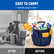 Multifunctional Folding Basket with Handles: Portable Picnic Baskets, Outdoor Beach Baskets, Garden Picking Baskets, Gift Baskets, Collapsible Bathroom Storage Baskets