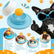 Lick Sphere for pet - Canine Anxiety Relief Bowl with Rotating Ball, Slow Feeder Dog Bowl for Liquid Treats, Yogurt, Broth to Reduce Stress & Prevent Fast Eating, Non-Slip & Easy Clean
