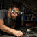 Rechargeable LED Glasses Headlamp, Hands-Free COB Work Light with Dual Side Spotlights, Type-C USB, 5 Modes, IPX4, Lightweight Eyewear for Repair Camping Hiking