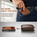 Baconix RFID Wallet for, Slim Pop Up Wallet with Money Clip (Carbon Fiber)