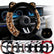 Car Steering Wheel Cover Fluffy Leopard Steering Wheel Accessories