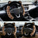 Car Steering Wheel Cover Fluffy Leopard Steering Wheel Accessories