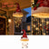 Iighted Santa Hat Hanging Chandelier, Christmas Home Decor