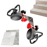 90-Degree Steel Seams Setter, Tile And Glass Fixing Suction Cups, Corner Splicing Levelers, Countertop Levelers, Heavy-duty Suction Cup Type Tile Levelerss For Leveling Stone, Tiles, Glass, Wood