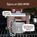 HorsePower Giddy Up Grill Cleaner, Cordless Rechargeable, As Seen on TV
