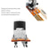 2 in 1 Invisible Fastener Slotting Bracket, Woodworking Router Base, Mortising Jig, Wood Trimmer Router Tool, Slotted Base & Fastening Bracket for 65mm Fixed Trimming Machine