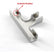 4PCS Aluminum Alloy Tile Clamp Bracket, 90/180 Degree Corner Support Holder for 6-10mm Glass/Tile Panel, with Screws, for Aquarium Fish Tank, Cabinet, Shelf, Shower Screen