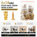 6×14mm Short Expansion Screw Set for Cabinet Hinge Repair & Stripped Thread Restoration, Door Hinge Thread Repair Screws, Wall Anchors Anchors and Matching Screws for Tile Stone Wood (60)