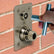 4 Way Sillcock Key Wrench, 1/4", 9/32", 5/16", 11/32" Water Utility Key for Faucet, Spigots and Most Valves
