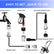 Garden Hose Quick Connect Fittings, 3/4 Inch GHT Stainless Steel, Quick Connector Set, 2-Pack