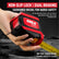 Magnetic Tape Measure, 32mm Wide Dual‑Sided Blade, Dual‑Braking System with Bottom Finger Brake, Shock‑Absorbent Rubber Case, 3 Strong Magnets Tip, Horizontal Stand‑Up 4M+, for Construction, Carpentry & DIY Projects（Available in 5m / 8m）