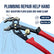 8‑Inch Self‑Adjusting Water Pump Pliers, 55‑Steel One‑Hand Quick Clamp Plumbing Pliers, 2‑48mm Jaw Capacity Non‑Slip Serrated Adjustable Pipe Wrench for Home Repair & Industrial Use