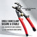8‑Inch Self‑Adjusting Water Pump Pliers, 55‑Steel One‑Hand Quick Clamp Plumbing Pliers, 2‑48mm Jaw Capacity Non‑Slip Serrated Adjustable Pipe Wrench for Home Repair & Industrial Use