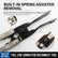 Fuel Line Disconnect Pliers, Automotive Fuel Line Connector Removal Tool, Heavy‑Duty Metal Spring‑Assisted Pliers for Car Fuel & Brake Line Repair, 231mm Auto Repair Hand Tool