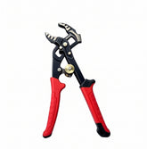 8‑Inch Self‑Adjusting Water Pump Pliers, 55‑Steel One‑Hand Quick Clamp Plumbing Pliers, 2‑48mm Jaw Capacity Non‑Slip Serrated Adjustable Pipe Wrench for Home Repair & Industrial Use