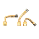Metal Valve Stem Extenders 45 Degree 90 Degree 135 Degree Universal Valve Stem Extensions for Dual Wheels Passenger Cars, RV, Stroller, Bicycles, Motorcycles and Trailers