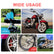 Metal Valve Stem Extenders 45 Degree 90 Degree 135 Degree Universal Valve Stem Extensions for Dual Wheels Passenger Cars, RV, Stroller, Bicycles, Motorcycles and Trailers