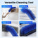 Upgrade Reusable Bendable Cleaning Brush for Home Electric Fan Air Conditioner Car Vent Curtains Cleaner,New Bendable Microfiber Duster.