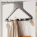 Over The Door Hanger Organizer, Over-The-Door Hanger Rack, 6 Hook Over The Door Hooks for Hanging, No Drill Space Saving Towel Rack Organizer for Coats Towels Bedroom Bathroom