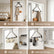 Over The Door Hanger Organizer, Over-The-Door Hanger Rack, 6 Hook Over The Door Hooks for Hanging, No Drill Space Saving Towel Rack Organizer for Coats Towels Bedroom Bathroom