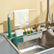 Telescopic Sink Storage Rack - Sink Caddy Sponge Holder for kitchen sink