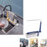 Telescopic Sink Storage Rack - Sink Caddy Sponge Holder for kitchen sink