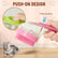 Pet Bath Brush with Shampoo Dispenser, New Dog Bath Brush Soft Silicone Bristle for Bathing Pets Grooming Massage Brush