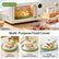 Microwave Splatter Cover for Food with Water Steamer 12inch, Food-Grade