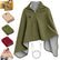 New Heated Shawl Wraps for Women, Heat Cape, USB Wearable Blanket