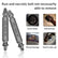 5-Piece HSS Screw Extractor Set, Professional Grade Drill Bit Kit for Damaged Screws, Grey Industrial Finish, Sizes 0-4, with Storage Case
