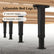 4pcs Heavy-Duty Adjustable Height Bed Frame Support Leg