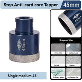 Anti-jamming angle grinder hole opener